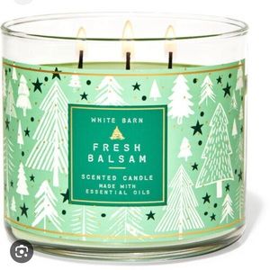 🎅 BBW Fresh Balsam 3-Wick Candle NEW
